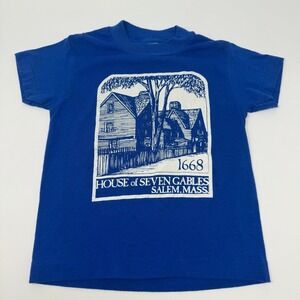 Vintage kids‎ house of seven gables shirt made in USA size small single stitch